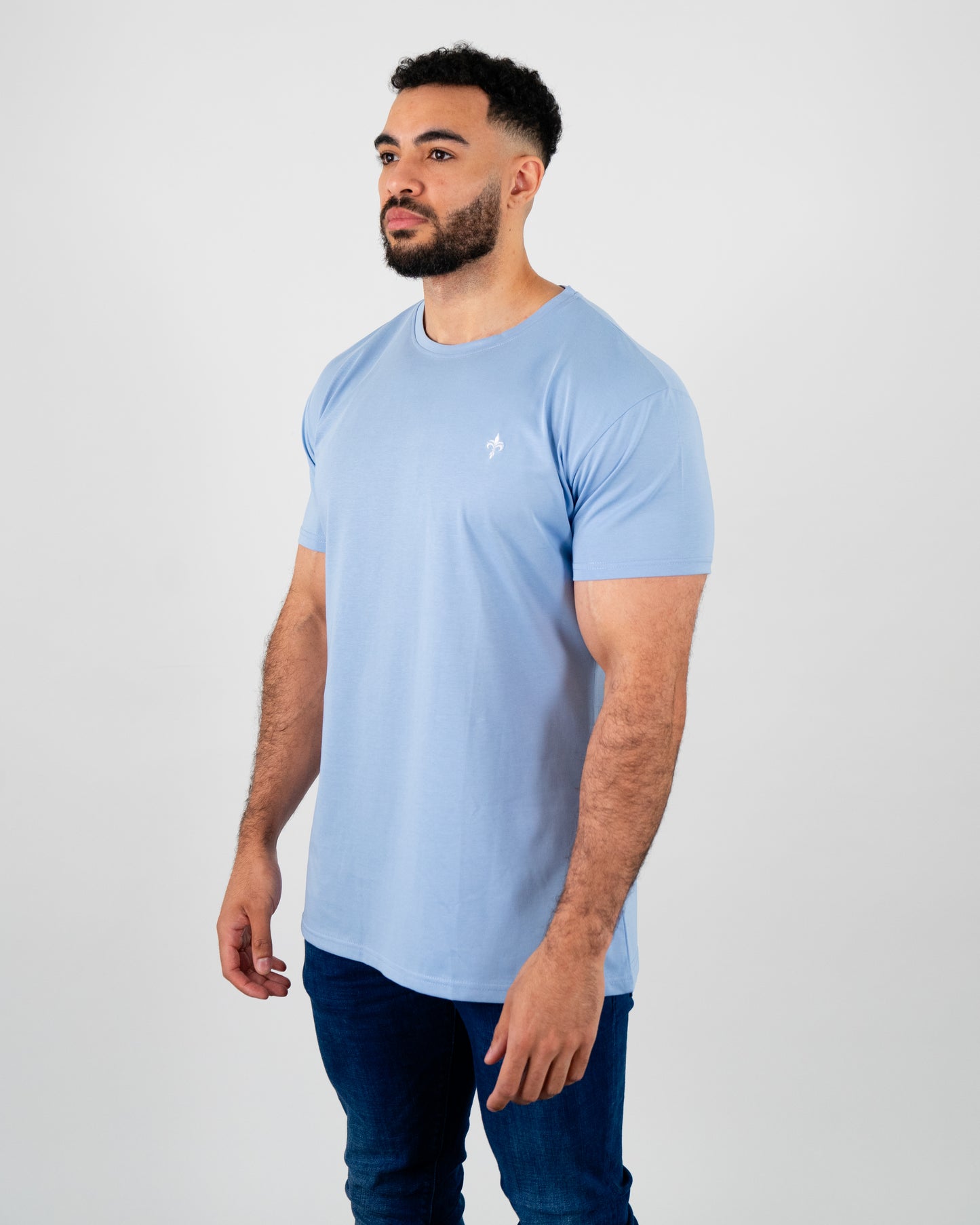 Muscle Fit T-shirt Blue